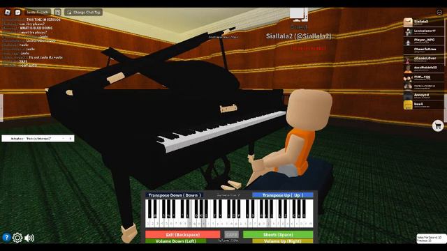 RUSH E playing Piano by roblox смотреть онлайн