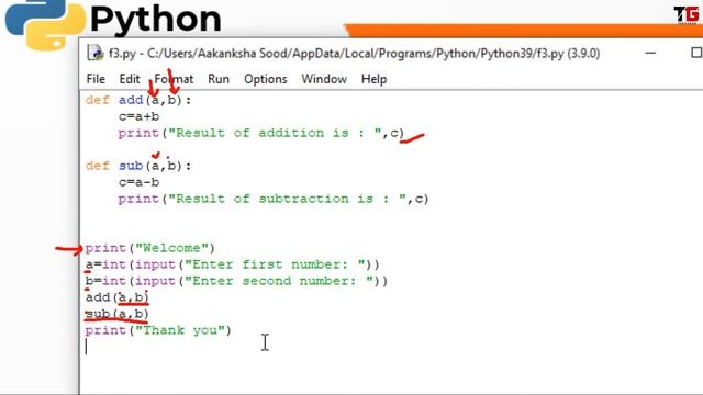 Function Arguments In Python In Hindi By Aakanksha Sood || Video-14 || Tech GURU смотреть онлайн