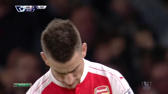 Арсенал - Тоттенхэм. 1 тайм | Arsenal - Tottenham | Чемпионов Англии . 08.11.2015 смотреть онлайн