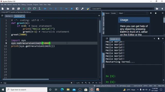 19. Python Basics | Recursion in Python смотреть онлайн