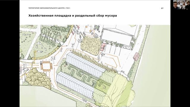 Презентация предварительной концепции благоустройства территории образовательного центра «ТАУ». смотреть онлайн