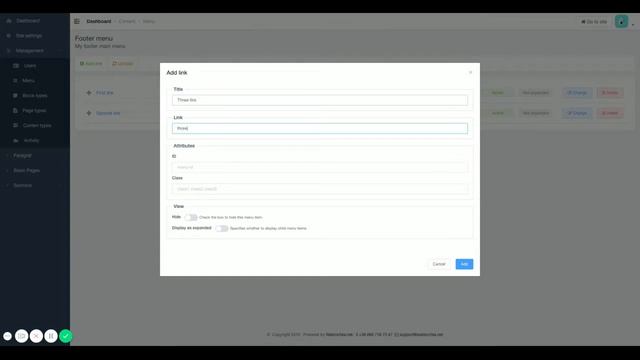 Menu build (VueJs/Element UI) смотреть онлайн