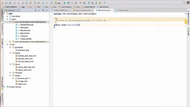 การเขียน Android SQLite ตอนที่ 5 смотреть онлайн