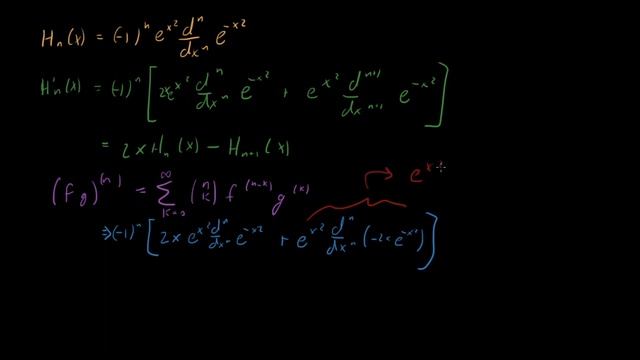 Hermite Polynomial Recurrence Relations смотреть онлайн