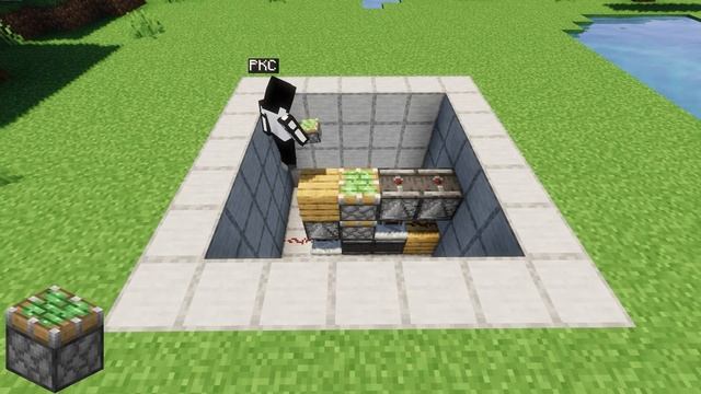 Minecraft: How to make a Secret Bookcase Door in 2 MINUTES смотреть онлайн