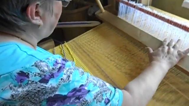 Ткачество половика двумя утками смотреть онлайн