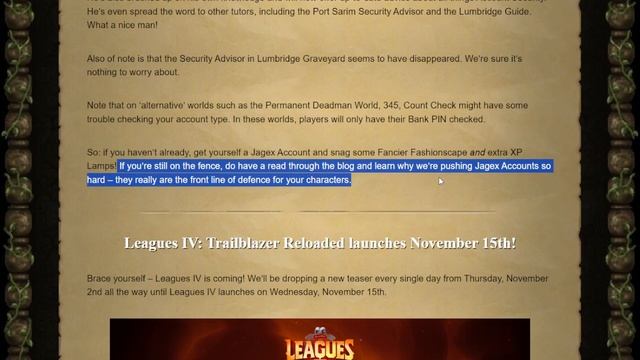 First Leagues IV Relic Revealed, Forestry Part II Tweaks, and MORE - 11/1/23 Update Blog смотреть онлайн