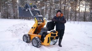 ML-03 vs ML-02 l МИНИ-ПОГРУЗЧИКИ BAUMECH l Уборка снега #Минипогрузчик #уборкаснега #baumech