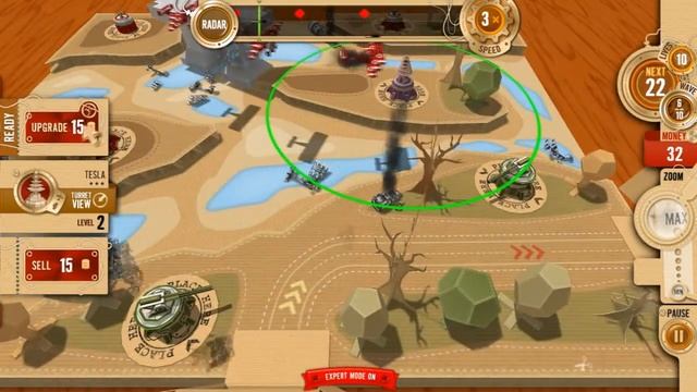 Tabletop Defense (War in a Box: Paper Tanks) Level 20 Expert 3 Stars 100% смотреть онлайн
