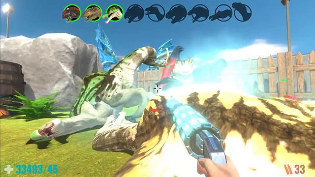 FPS Avatar Rescues Dinosaurs and Fights Ice Monsters - Animal Revolt Battle Simulator смотреть онлайн