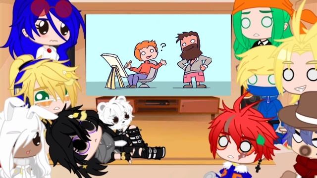 Pro Heroes React to This is basically miraculous ladybug || •My hero academia• || Gacha club смотреть онлайн