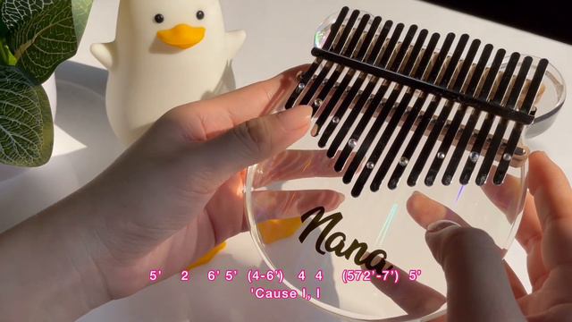 Billie Eilish - What Was I Made For? (Barbie Movie) Kalimba Cover With Tabs смотреть онлайн
