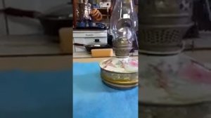 Реставрация лампы керосиновой