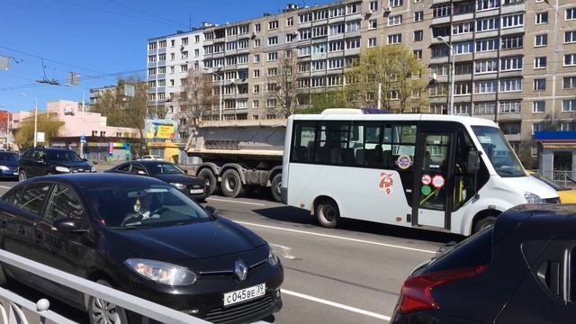 Калининград-Улица-9 Апреля-17.04.2020(4К) смотреть онлайн