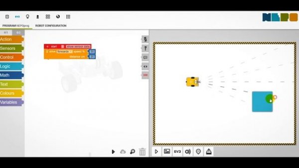 Виртуальная робототехника. Open Roberta Lab