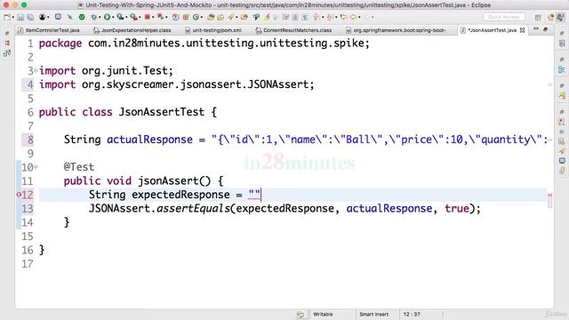 8 Step 06 Digging deeper into JSON Assert смотреть онлайн