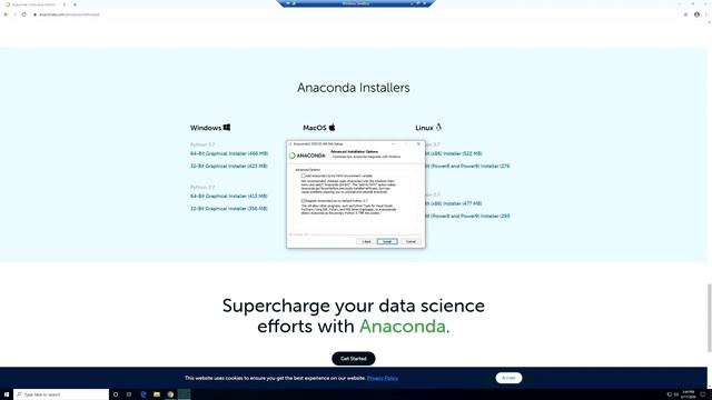 INSTALL ANACONDA | How to install the Python distribution Anaconda on Windows смотреть онлайн