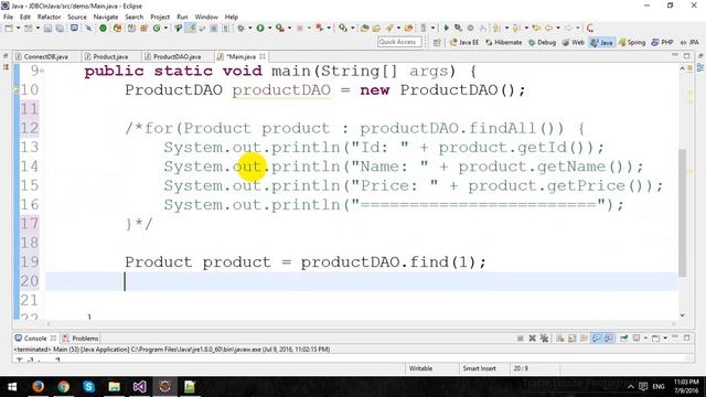 JDBC in Java and MySQL смотреть онлайн