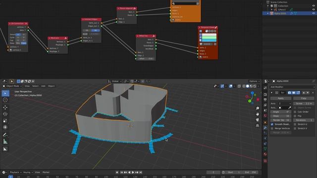 LIVENODING X Procedural 3D Simple House Walls using Grease Pencil, SV Nodes and Modifiers смотреть онлайн