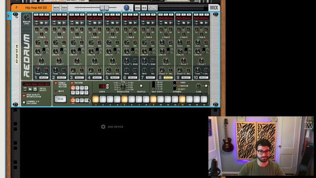How to use ReDrum - Reason's Old School Drum Sequencer смотреть онлайн