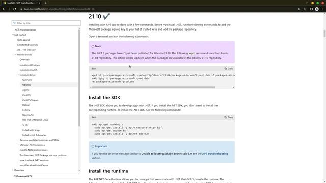 Como instalar dotnet C# en linux смотреть онлайн