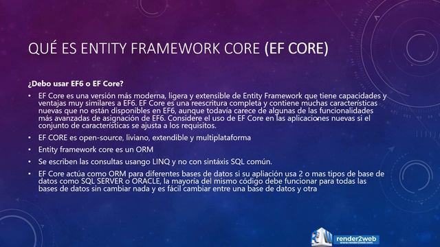 Qué es Entity Framework Core - Ef Core [ORM] смотреть онлайн