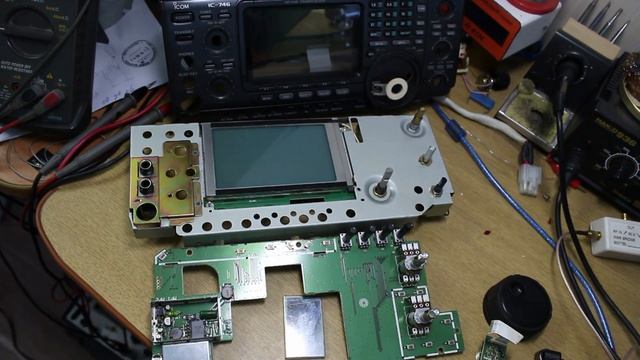 Icom IC-746 ремонт (repair) смотреть онлайн