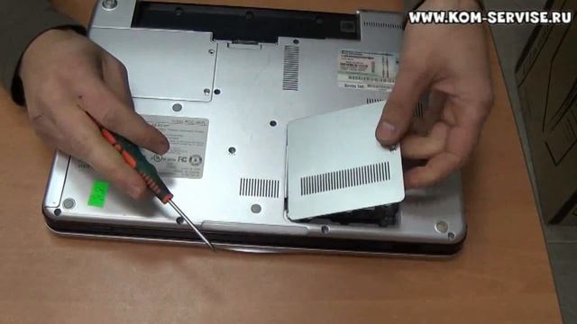 Инструкция по замене памяти, жесткого диска и DVD RW ноутбука SONY VAIO PCG-3E2 VGN-CS215J смотреть онлайн
