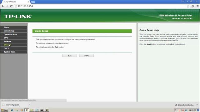 Tutorial Setting Access Point TPLink TL-WA701ND