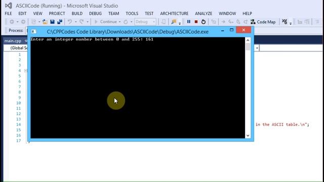 Number to Character ASCII Code (Visual Studio) смотреть онлайн