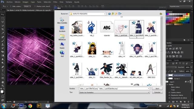 Photoshop cs6 como hacer una portada naruto смотреть онлайн