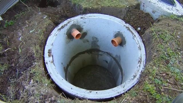 Тепловода-оз.ру Установка бетонного септика в Павловском Посаде, посёлок Грибово - от Тепловода ОЗ смотреть онлайн