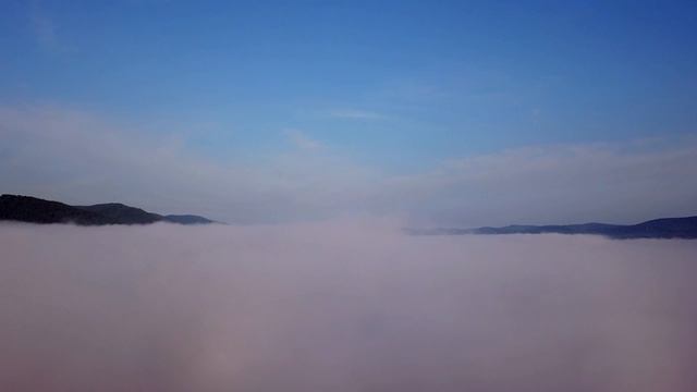 Рассвет в Красноярске. Туман. Сибирь смотреть онлайн