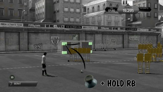 FIFA 14 Free Kick Skill Game Tutorial | Top 10 Score in World (Legendary) - Tips & Tricks (Guide) смотреть онлайн