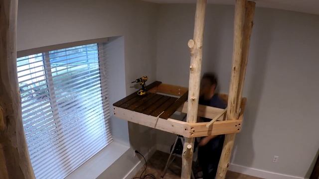 Treehouse Structure | Indoor Treehouse Part 1 смотреть онлайн