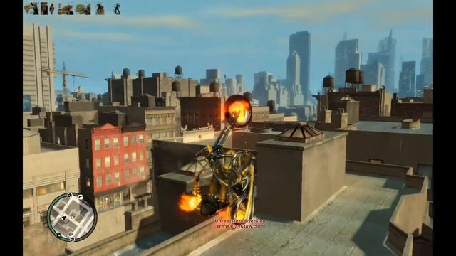 Gta iv Ghost Raider mod смотреть онлайн