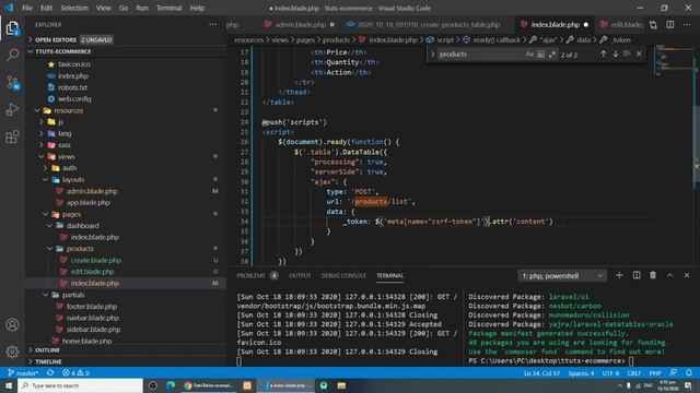 Laravel - Ecommerce Admin Part 4 - Tagalog Tuts смотреть онлайн