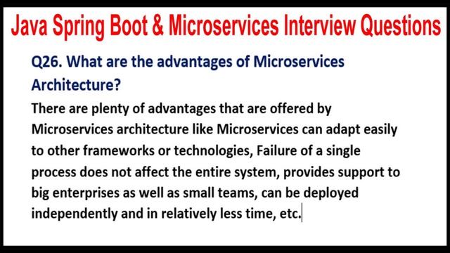 Java Spring Boot & Microservices | Java Spring Boot & Microservices Interview Questions Set - 3 смотреть онлайн
