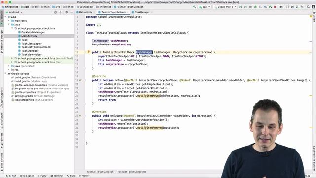 Android Aufgaben-App Teil 7: Nach rechts wischen смотреть онлайн