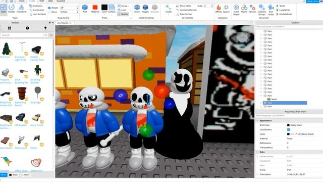 Roblox Studio Model Making | Last Breath Sans All Phases | смотреть онлайн
