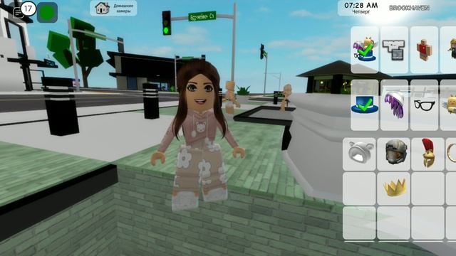 Меняю свой скин в Roblox Brookhaven смотреть онлайн