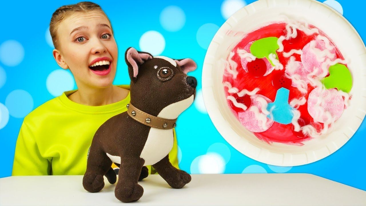 Мягкие игрушки Шоколадка и Грузовичок Лева готовят пиццу. Новое видео Как МАМА смотреть онлайн