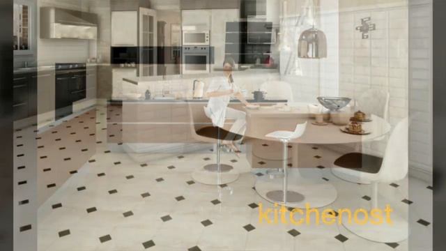 Идеи для кухни " дизайн пола" смотреть онлайн