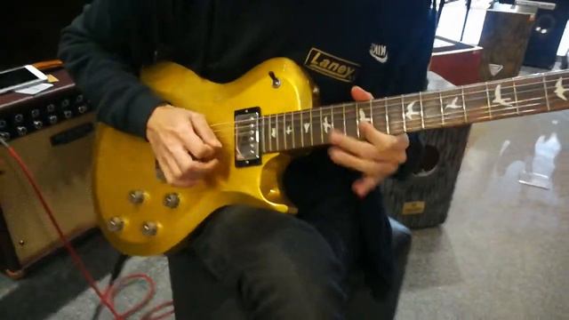 PRS S2 Singlecut in Egyptian Gold - distortion смотреть онлайн