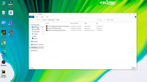 Install CUDA for TensorFlow GPU Easily