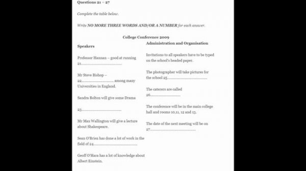 IELTS LISTENING PRACTISE TEST 2018 WITH ANSWER KEY | 18.08.2018
