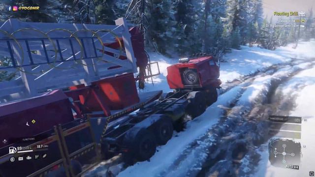 SNOWRUNNER - HARDEST DELIVERY - North Port ALASKA GAMEPLAY смотреть онлайн