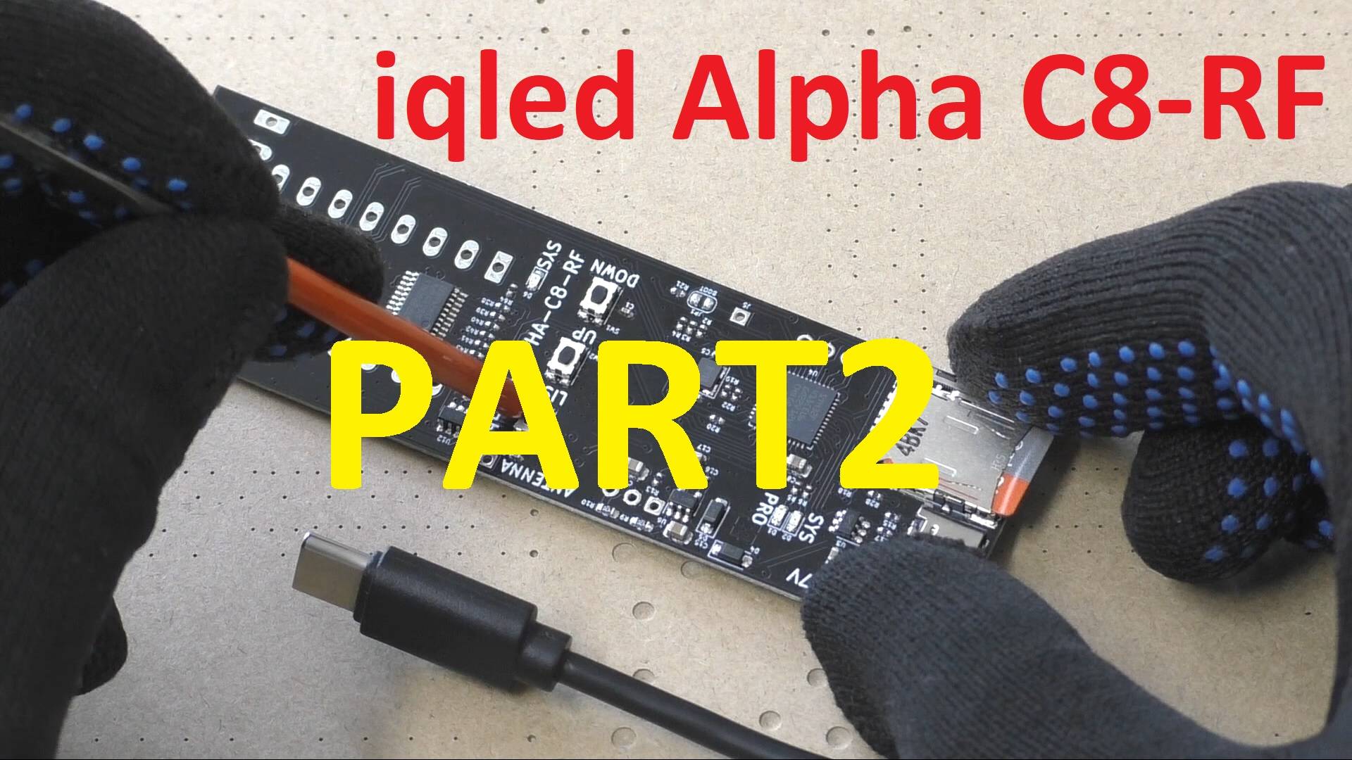 IqLED Alpha C8-RF Первое включение и USB Mass Storage