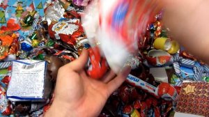 A Lot Of Christmas Candy! Новогодние Подарки Конфеты!