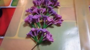 Сирень из полимерной глины